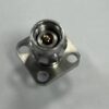 2.92 mm DC block male to female with 4-hole flange, 40 GHz 2.92 mm DC block male to female with 4-hole flange, 40 GHz