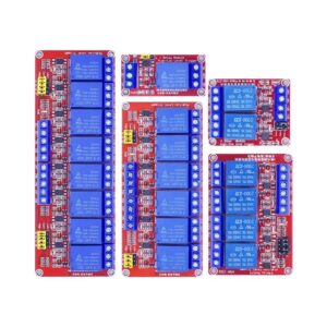 5V relay module with optocoupler isolation