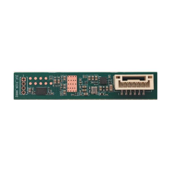 60 GHz AiP gesture radar module, connector side with 6-pin connector
