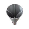 Dual linear polarized conical horn antenna 6–18 GHz with two SMA ports