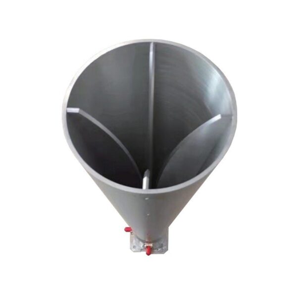 Dual linear polarized conical horn antenna 6–18 GHz with two SMA ports