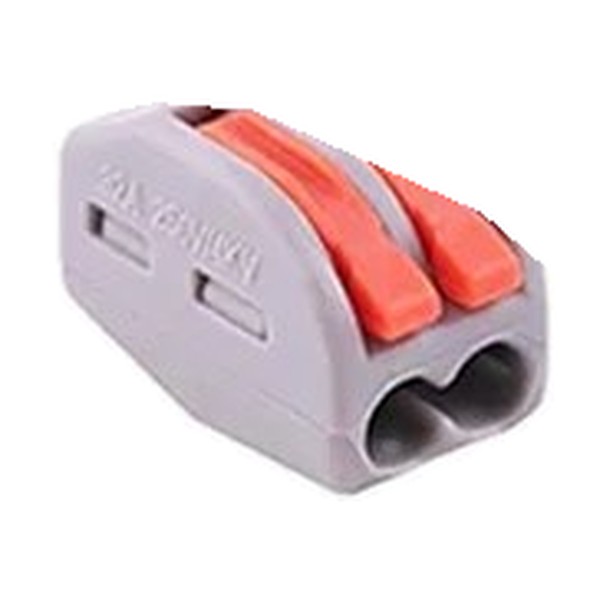 2-port lever wire connector, 0.08-2.5 mm2