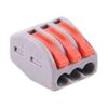 3-port lever wire connector, 0.08-2.5 mm2