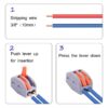Lever wire connectors 2 3 5 port compact splicing