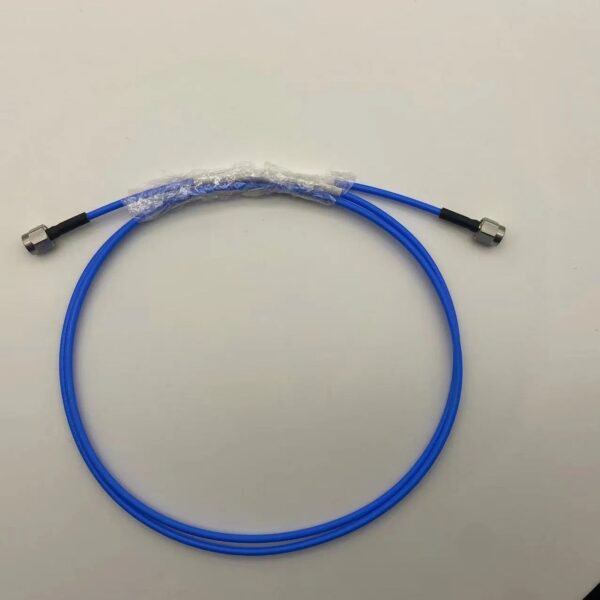 SMA male to SMA male semi-flexible coaxial jumper cable DC to 18 GHz SMA male to SMA male semi-flexible coaxial jumper cable DC to 18 GHz