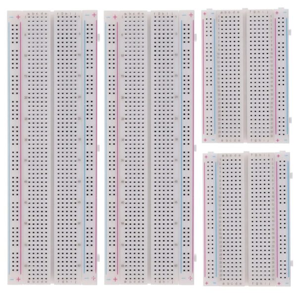 Solderless breadboards, 830 and 400 tie points