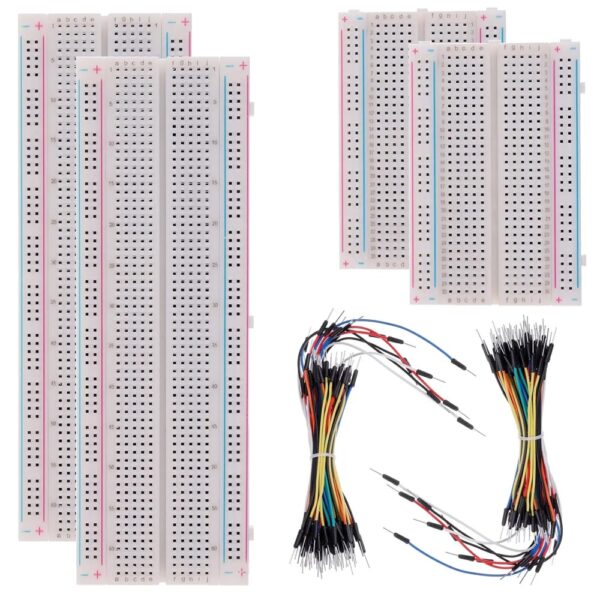 Solderless breadboards, 830 and 400 tie points