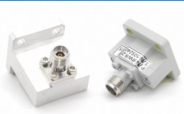 WR-28 waveguide to 2.92 mm female coaxial adapter, Ka band 26.5–40 GHz WR-28 waveguide to 2.92 mm female coaxial adapter, Ka band 26.5–40 GHz
