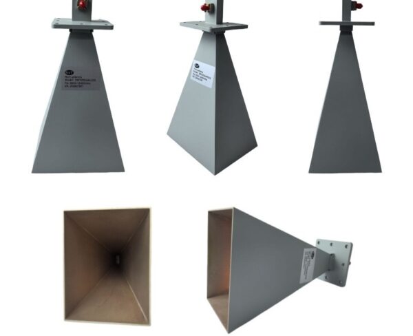 X-band standard gain horn antenna 8.2–12.4 GHz 20 dB
