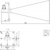 X-band standard gain horn antenna 8.2–12.4 GHz 20 dB